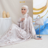 42 SYADZILAH - Mukena Terusan Abaya Armanyy Sutra Silk Azzahra Series